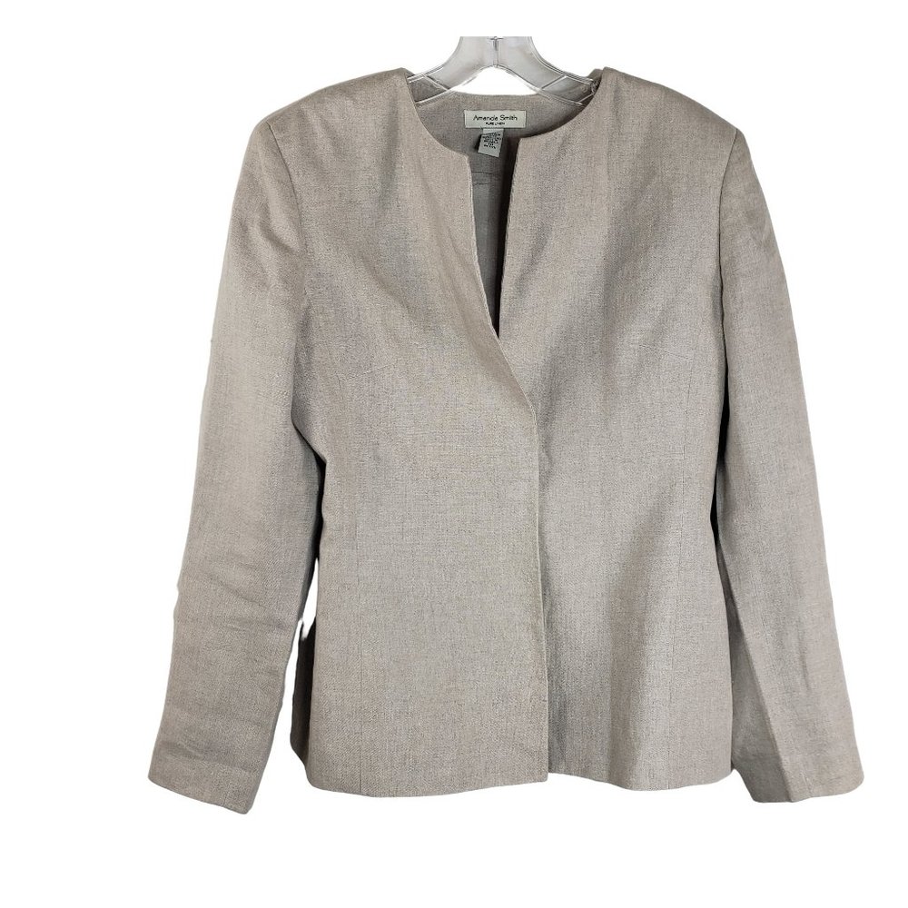 Amanda Smith Linen Blazer